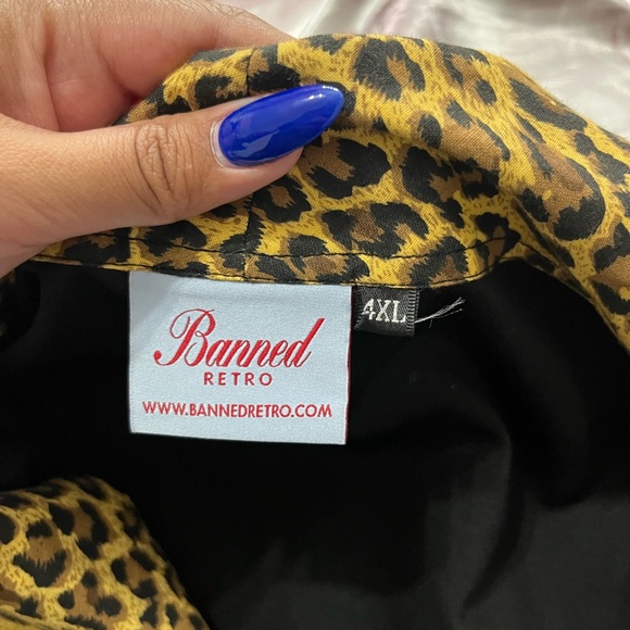 Unique Vintage Banned Retro Cheetah Dress - Picture 7 of 11
